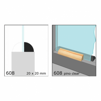CLEAR CONTRAVIDRIO 1X1 N608