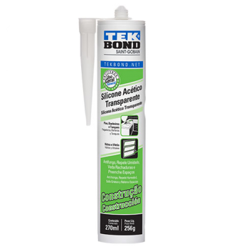 SILIC AC.UNIV CONSTR 270ML TRANS TEKBOND