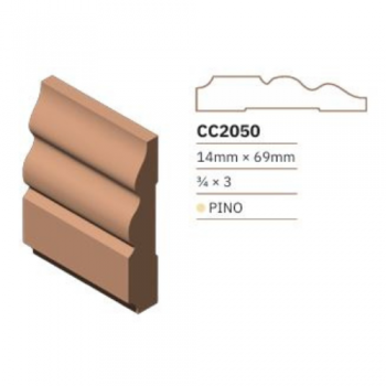 CLEAR C/MARCO MOLD 3/4" TIR X3 N205