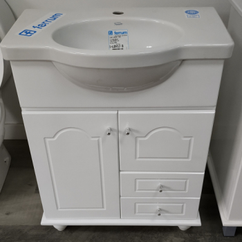 60CM BCO 2PUERTAS+2CAJ MOLD V601