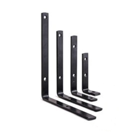 MENSULA DE HIERRO DE 30 CM NEGRO