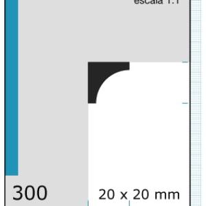 CLEAR RINCON 1"X1"N300