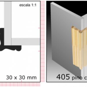 CLEAR ESQUIN.TIRA 1.1/2" X 1.1/2" N405