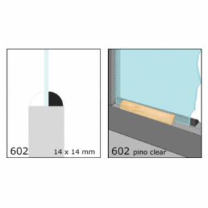 CLEAR CONTRAVIDRIO 3/4X3/4 N602