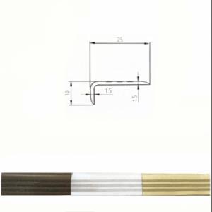 PERFIL P/PISO PLATA ANGULO 2510
