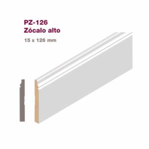 ZOCALO MDF PREPINTADO 15X126 PZ-126