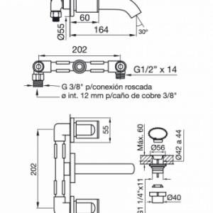 OREGON DISCONT 0203/18 CR JGO PARED LAVATORIO