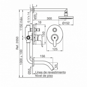 PUELO 0106/B5-CR JGO MONO BA¥ERA FVA