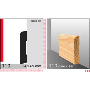 CLEAR ZOC LISO 3/4" X TIRA X3"N110